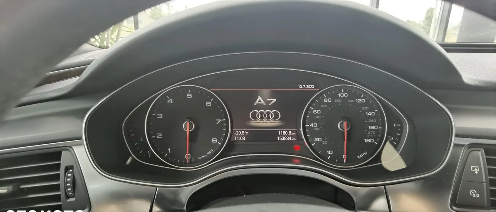 Audi A7 cena 77000 przebieg: 155500, rok produkcji 2013 z Częstochowa małe 529